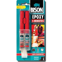 BISON EPOXY 5MIN DVOJZLOŽKOVÉ EPOXIDOVÉ LEPIDLO 24ML