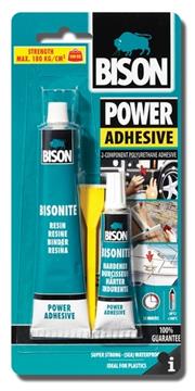 BISON POWER ADHASIVE - dvojzložkové polyuretánové lepidlo pre extrémne pevné spoje 65ML